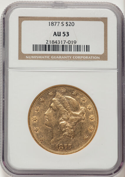 1877-S $20  MS thumbnail 3