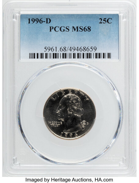 1996-D 25c MS thumbnail 2