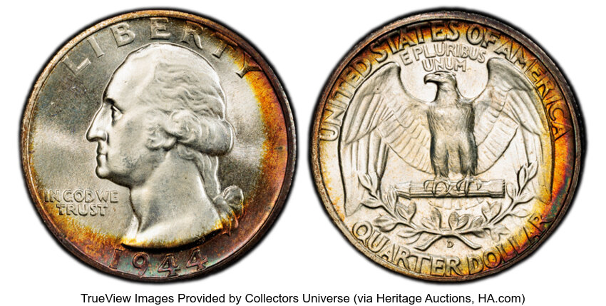 1944-D 25c MS thumbnail 3