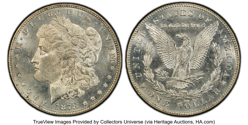 1878 7/8TF $1  Strong, 7/4, VAM-36 MS thumbnail 2