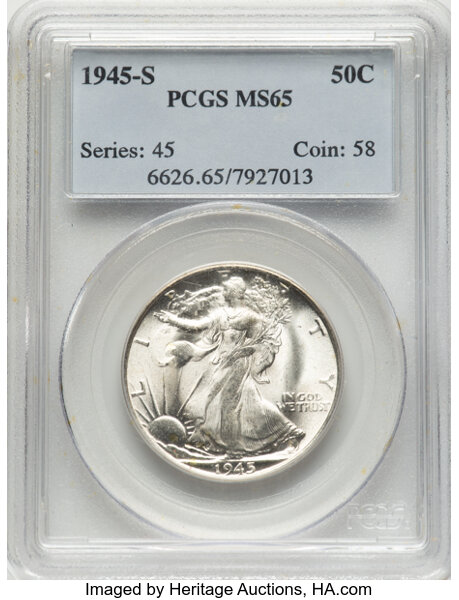 1945-S 50c MS thumbnail 4