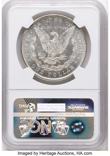 1878 8TF $1  Spear Point, VAM-1 MS PL thumbnail 5