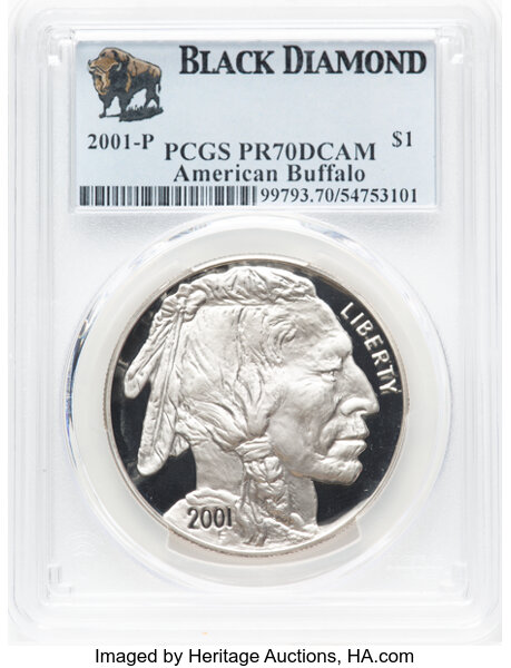 2001-P S$1 American Buffalo PR DCAM thumbnail 3