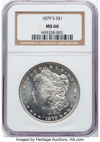 1879-S $1  Doubled Cap Top, Clashed, VAM-151A MS thumbnail 4