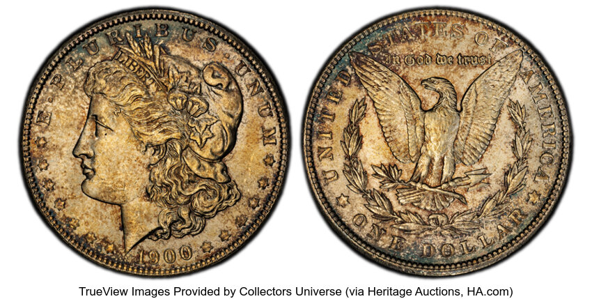1900 $1  Doubled Wing, VAM-24  MS thumbnail 6