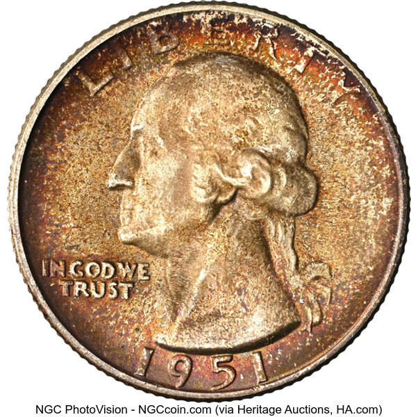 1951-S 25c MS thumbnail 3