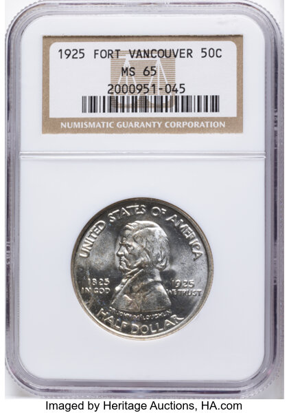 1925 50c Fort Vancouver MS thumbnail 3