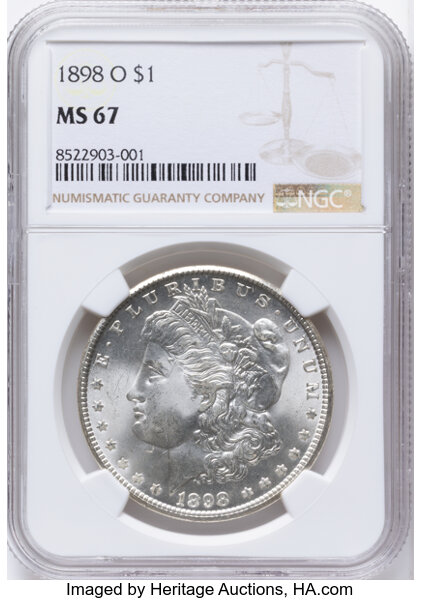 1898-O $1  Clashed Dies, VAM-16A MS thumbnail 2