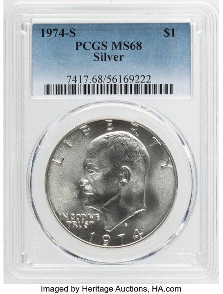 1974-S $1  Silver MS thumbnail 3