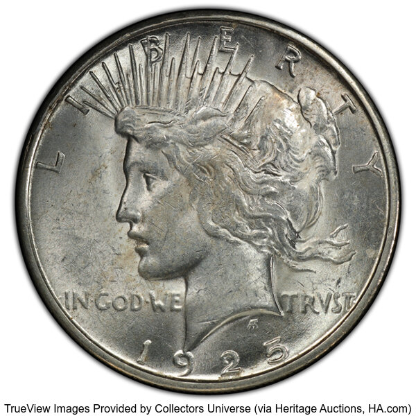1925-S $1  Doubled Reverse, VAM-2A MS thumbnail 2