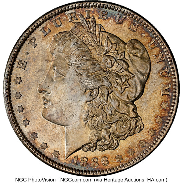 1886 $1  VAM-1E2 MS thumbnail 3