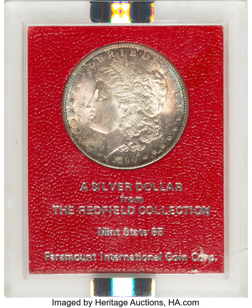 1890-S $1  Die Break Wing, VAM-2B MS thumbnail 3
