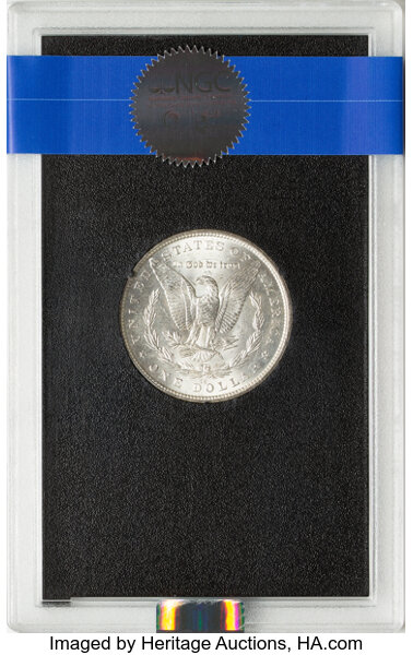 1882-CC $1  GSA Hoard, Hard package MS61 CAC thumbnail 4