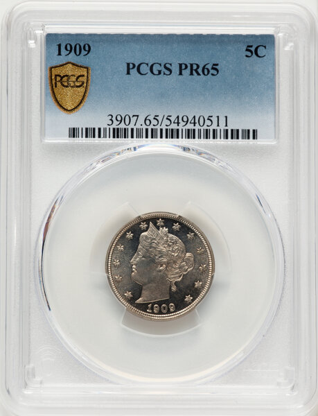 1909 5c PR65 CAC thumbnail 6