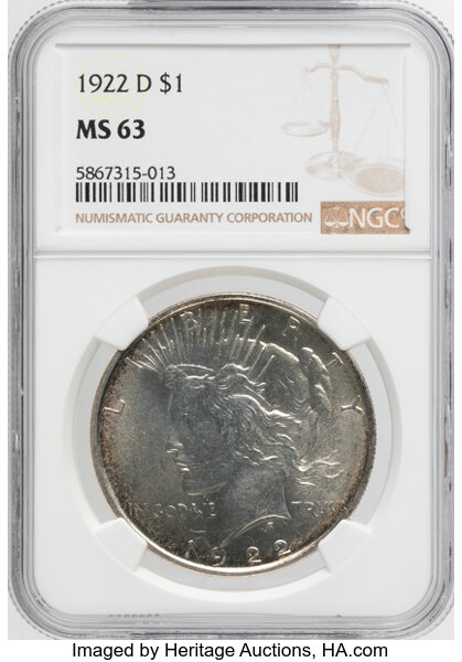 1922-D $1  MS thumbnail 5