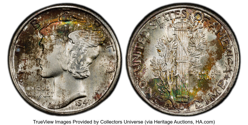 1941-D 10c MS FB thumbnail 3