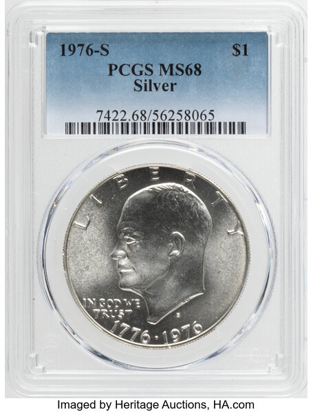1976-S $1  Silver MS thumbnail 3