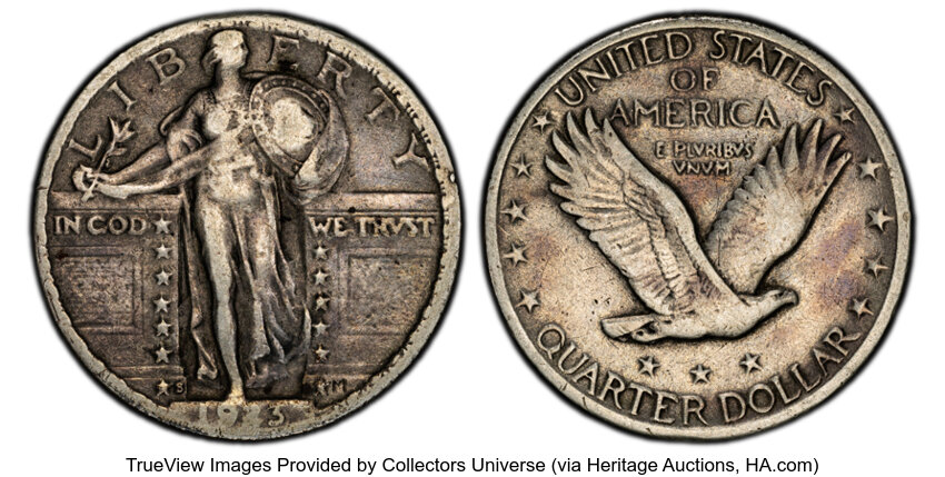 1923-S 25c MS thumbnail 2