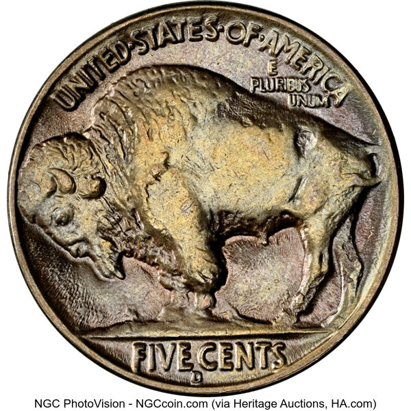 1937-D 5c MS66 CAC thumbnail 4