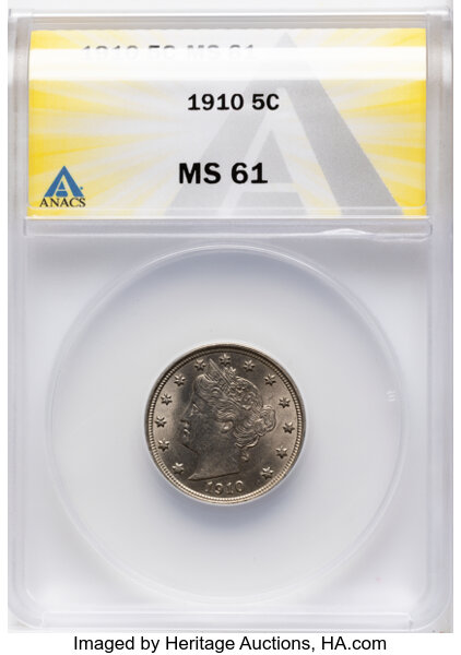 1910 5c MS thumbnail 3