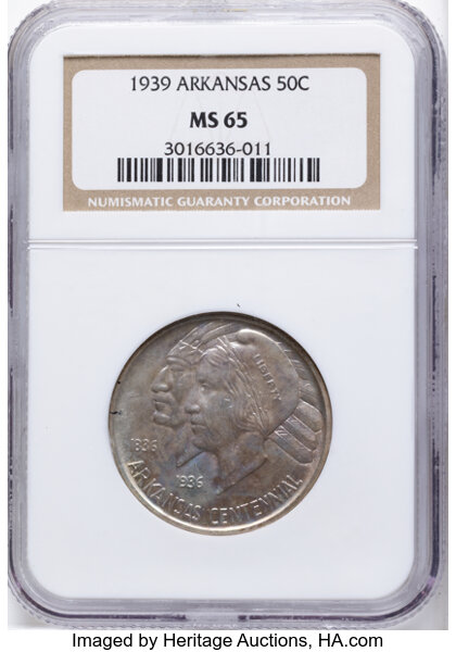 1939 50c Arkansas MS thumbnail 4