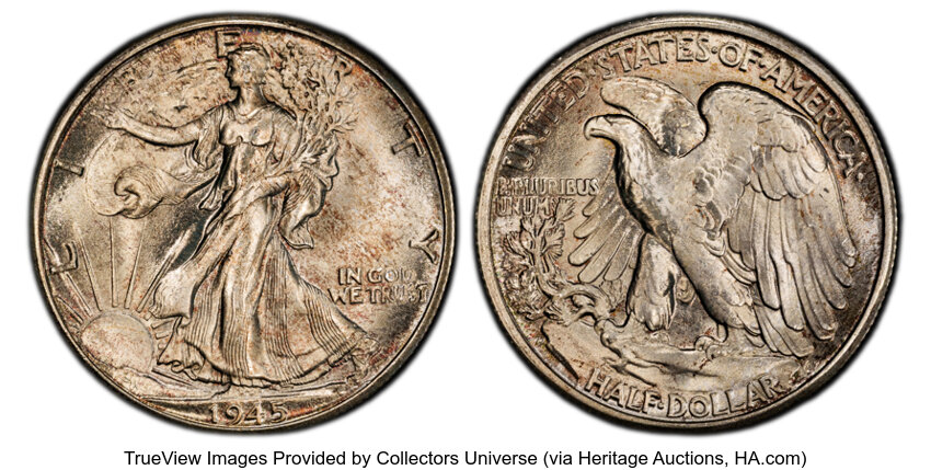 1945-D 50c MS thumbnail 3