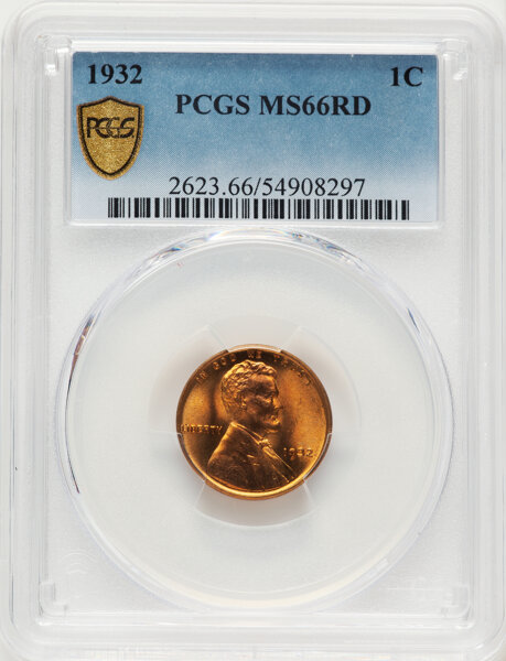 1932 1c MS RD MS66 RD thumbnail 2