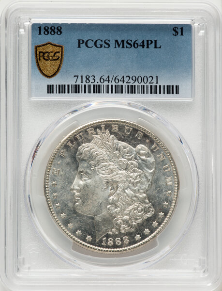 1888 $1  MS PL AU53 PL CAC thumbnail 23