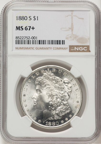 1880-S $1  Doubled Date, VAM-63  MS thumbnail 4