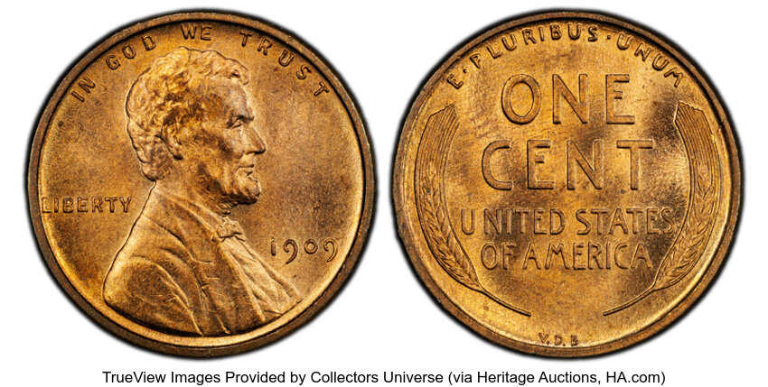 1909 VDB 1c MS RD thumbnail 4