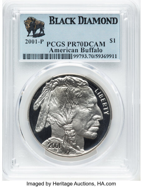 2001-P S$1 American Buffalo PR DCAM thumbnail 5
