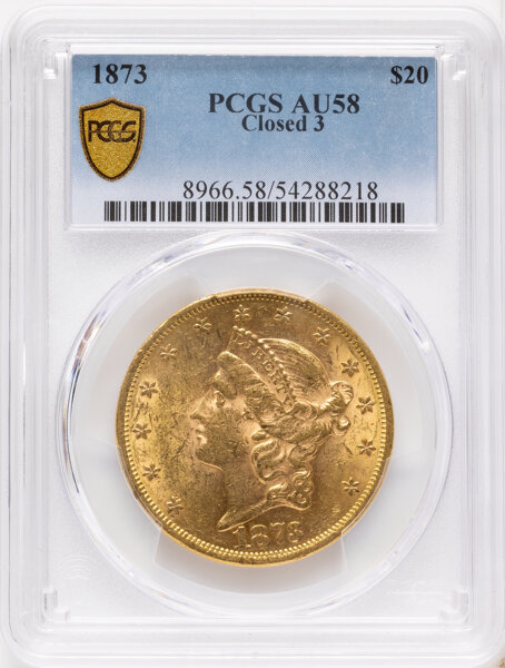 1873 $20  Closed 3 MS thumbnail 3