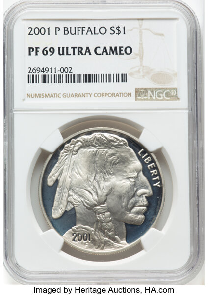 2001-P S$1 American Buffalo PR DCAM thumbnail 4