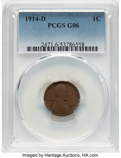 1914-D 1c MS BN thumbnail 5