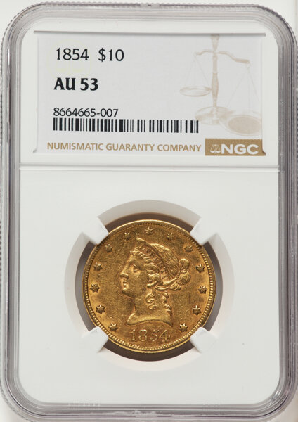 1854 $10  MS thumbnail 2