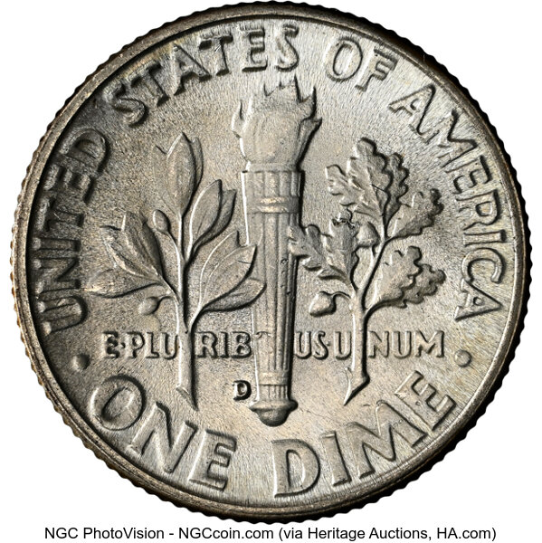1949-D 10c MS FB MS67 FB thumbnail 2