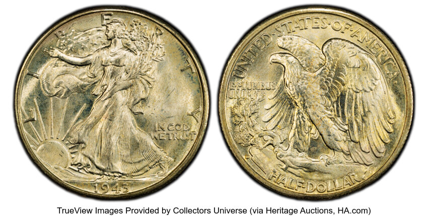 1943-D 50c MS thumbnail 3