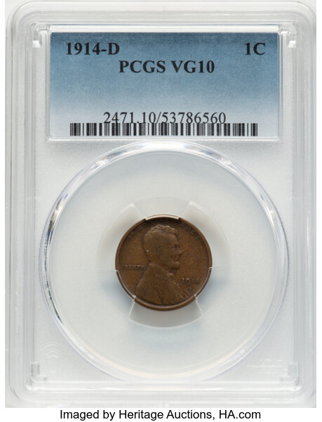 1914-D 1c MS BN thumbnail 6
