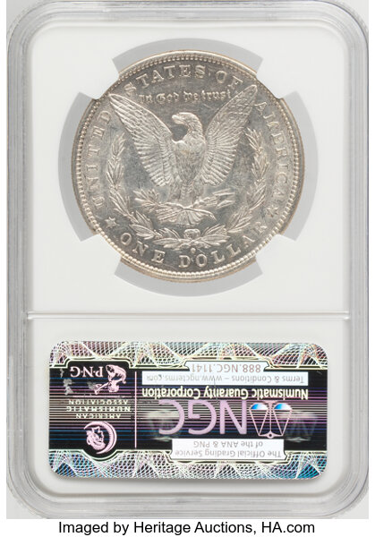 1880/79-O $1 VG10 CAC thumbnail 17