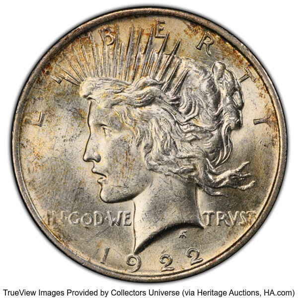 1922 $1  Doubled Wing, VAM-17 MS thumbnail 2