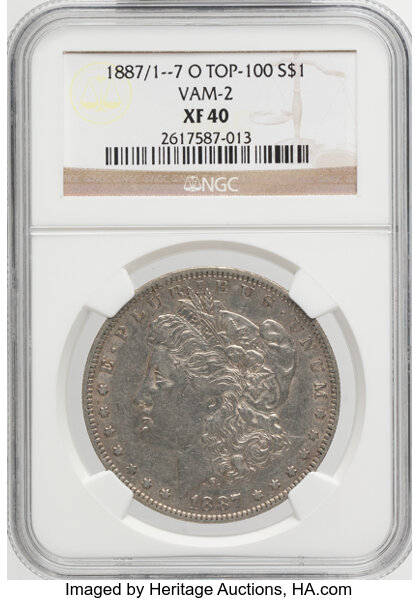 1887-O $1  Doubled Date, VAM-2  MS thumbnail 4