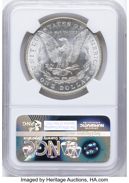 1888 $1  Die Gouge, Doubled Reverse, VAM-16 MS thumbnail 11