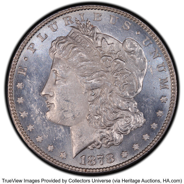 1878 8TF $1  Spear Point, VAM-1 MS PL thumbnail 2