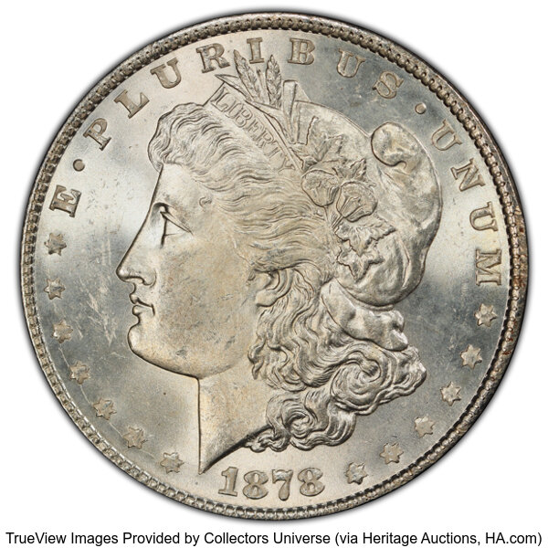 1878 8TF $1  Doubled Date, VAM-18 MS thumbnail 3
