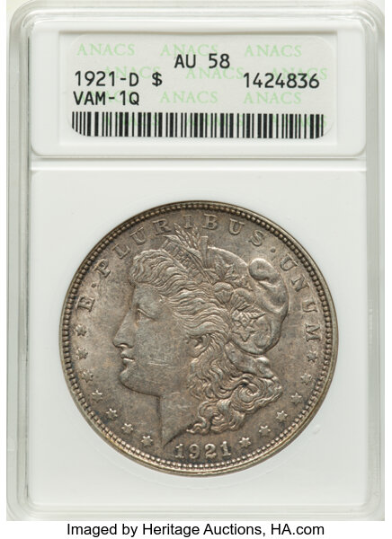 1921-D $1  MS thumbnail 3