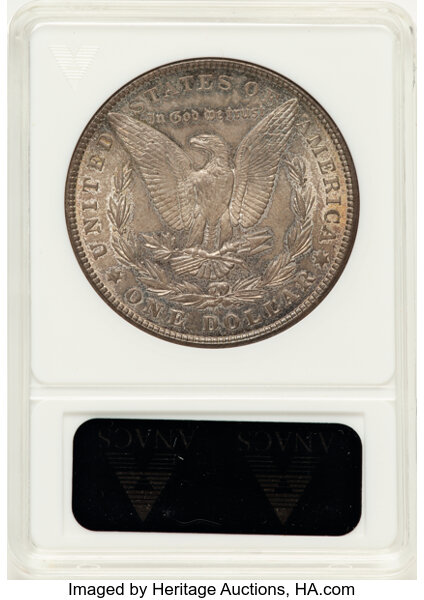 1900 $1  Two Olive Reverse, VAM-18  MS thumbnail 13