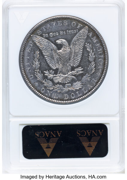 1886 $1  MS DMPL MS62 DMPL CAC thumbnail 2