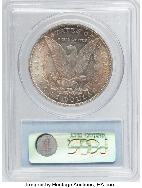 1880/79-O $1 MS61 CAC thumbnail 2