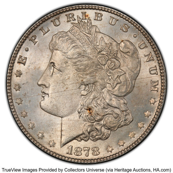 1878 7/8TF $1  Strong, 7/5, VAM-40 MS thumbnail 2