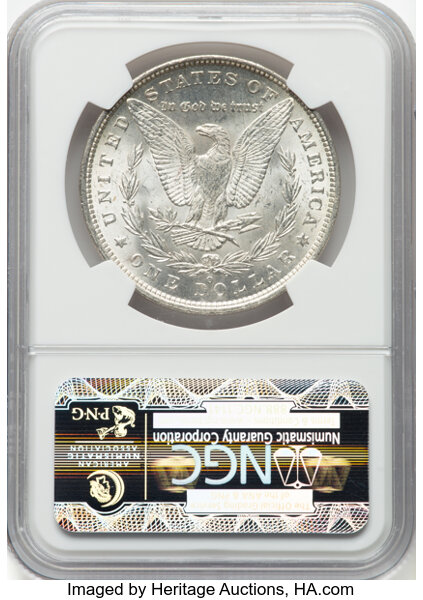 1887/6-O $1 MS63 thumbnail 2